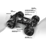 Qbit MT Flux 1/16th Monster Truck - Modrý