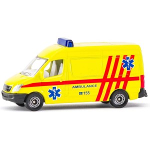 SIKU Blister - ambulance dodávka (česká verze) 1:50