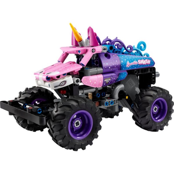 LEGO Technic - Monster Jam™ Sparkle Smash™ s natahovacím motorem