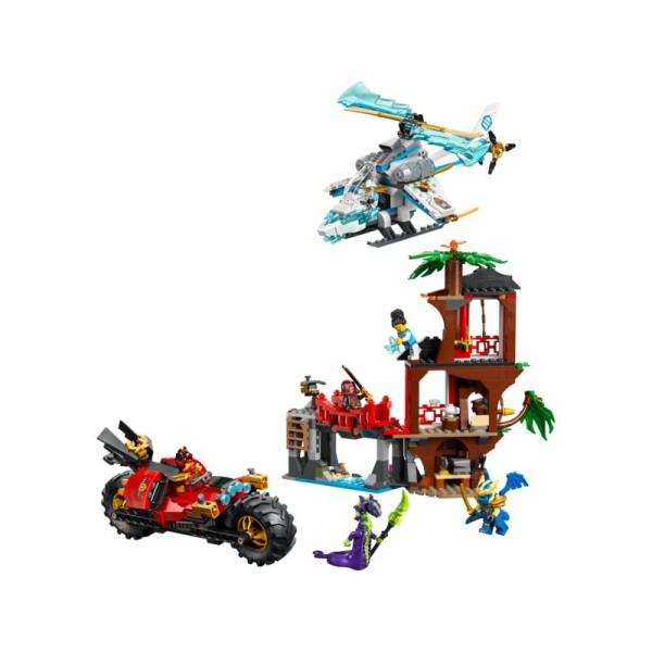 LEGO Ninjago - Souboj nindža vozidel a domek na stromě