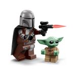 LEGO Star Wars - Mandalorian a Grogu a spídrová motorka