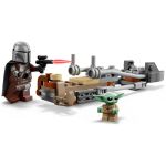LEGO Star Wars - Mandalorian a Grogu a spídrová motorka