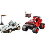 LEGO Sonic the Hedgehog - Silver a jeho auto vs. Knuckles a jeho monster truck