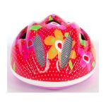 Volare - Dětská přilba Deluxe 51-55cm květiny bílá