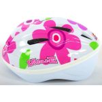 Volare - Dětská přilba Deluxe 51-55cm květiny bílá