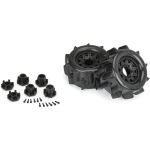 Pro-Line kolo 1:10, pneu 2.8” Sand Paw HP Belted, disk černý Raid 12/14mm (2)