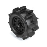 Pro-Line kolo 1:10, pneu 2.8” Sand Paw HP Belted, disk černý Raid 12/14mm (2)