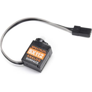 Spektrum servo SSX112 Micro: SCX30 0.51kg.cm 0,073s/60°