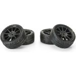 Pro-Line kolo 1:14 s pneu Vector, disk černý Mach 10 H12mm (4): Typhon Grom