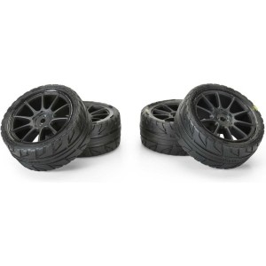 Pro-Line kolo 1:14 s pneu Vector, disk černý Mach 10 H12mm (4): Typhon Grom