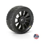 Pro-Line kolo 1:14 s pneu Vector, disk černý Mach 10 H12mm (4): Typhon Grom