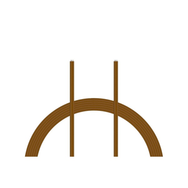 Kabel PVC 0.055mm2 10m (hnědý)