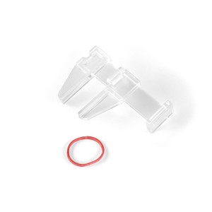 Plastová svorka malá, transparentní, 100 ks.