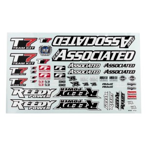 RC10T7 Arch samolepek