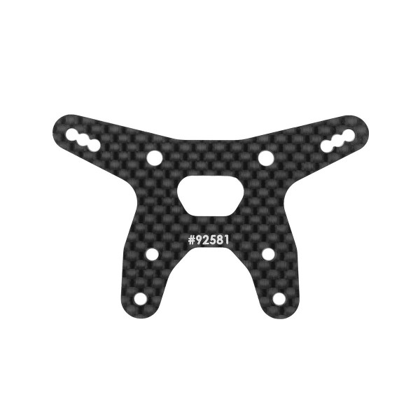 RC10B7.1 FT Přední věž tlumičů, -2mm