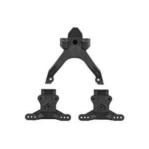 RC10B7.1 Horní deska a držák kulových čepů