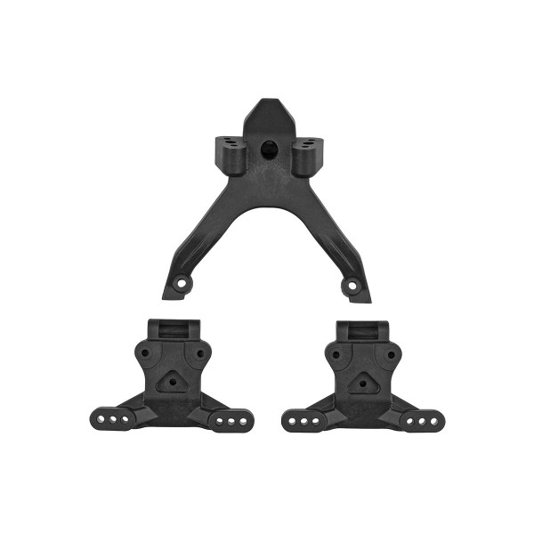 RC10B7.1 Horní deska a držák kulových čepů