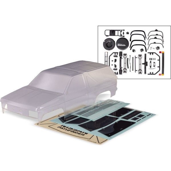 Traxxas karosérie Nissan Pathfinder čirá