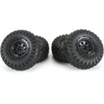 Pro-Line kolo 1:30, pneu Aztek, disk černý Clobber (4): Axial SCX30