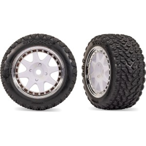 Traxxas kolo, disk 8-spoke, pneu Rally, přední (2)