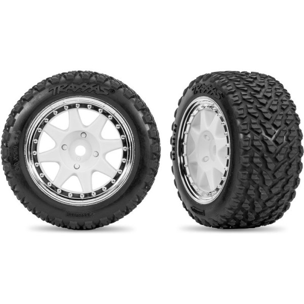 Traxxas kolo, disk 8-spoke, pneu Rally (zadní) (2)