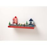 LEGO polička na vystavení stavebnic - modrá