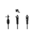 Plastový kloubek M2,5 s mosaznou kuličkou a ocelovým táhlem, 1 ks.