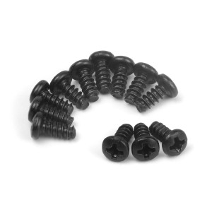 Samořezné šroubky s plochou hlavou PBHO 2,6x6mm (12 ks)