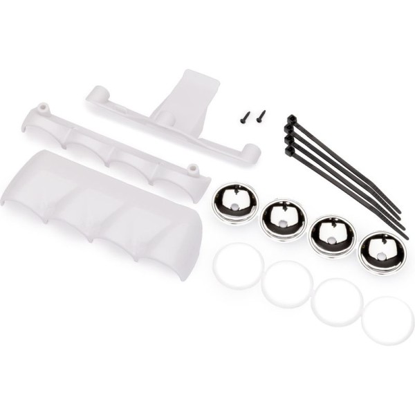 Traxxas držák LED osvětlení bílý (pro Ford RS200)