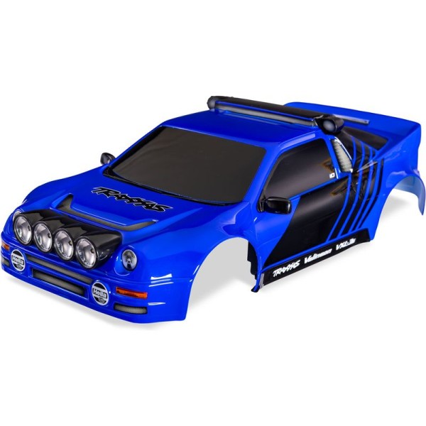 Traxxas karosérie Ford RS200 modrá