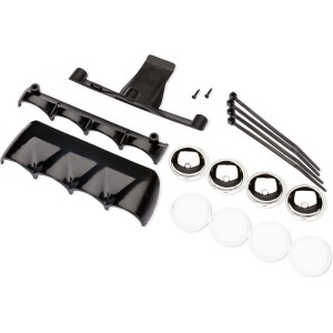 Traxxas držák LED osvětlení černá (pro Ford RS200)