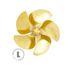 Raboesch lodní šroub tř.168 20mm M4 5-listý levý