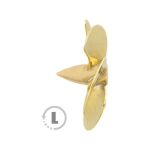 Raboesch lodní šroub tř.168 20mm M4 5-listý levý