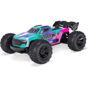 Arrma Mini Kraton 3S DSC BLX 1:16 4WD RTR tyrkysová/růžová