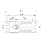 SV-1281SG HiVOLT digitální servo (60kg-0,14s/60°)