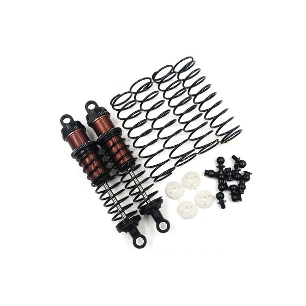 Hliníkové olejové tlumiče Big Bore Go, černé 90mm ( 2 ks )