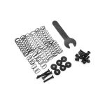 Hliníkové olejové tlumiče Desert Lizard, červené 120mm ( 2 ks )