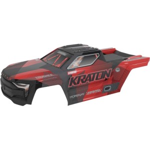 Arrma karosérie černá/červená: Mini Kraton