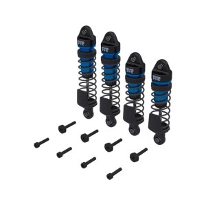 Arrma tlumič kompletní přední/zadní modrý (4): Mini Kraton