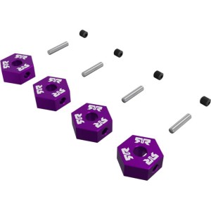 Arrma unašeč kola šestihranný 12mm, fialový (4)