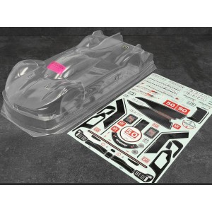 Karoserie čirá 499R Hypercar 1/10 190mm pro nízkoprofilové TC podvozky, lehká