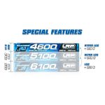 HV Hyper LCG Stock Spec GRAPHENE-4.1 4600mAh Hardcase Aku - 7.6V LiPo - 135C/65C