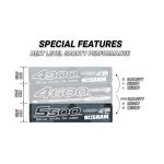 HV Ultra LCG Modified Shorty GRAPHENE-4.2 5500mAh Hardcase aku - 7.6V LiPo - 130C/65C