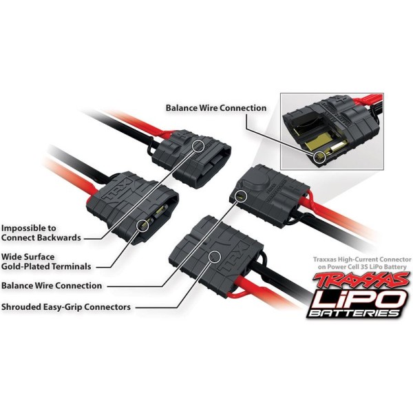 Traxxas střídavý regulátor Velineon VXL-3S (s 6mm konektory)