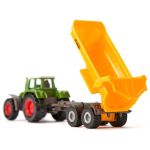 SIKU Blister - traktor Fendt s přívěsem Krampe