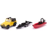 SIKU Blister - Jeep se člunem