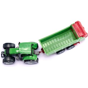 SIKU Blister - Traktor s univerzální vlečkou