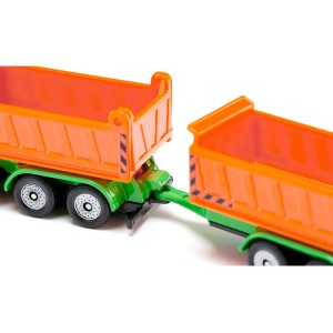 SIKU Blister - Nákladní auto se sklápěcí korbou a vlekem