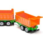 SIKU Blister - Nákladní auto se sklápěcí korbou a vlekem