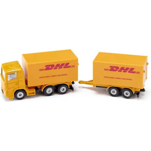 SIKU Blister - DHL kamion s přívěsem